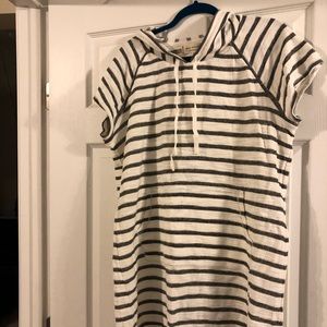 XL Max Studio Weekend cotton hoodie dress/cover up